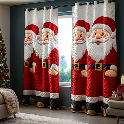 Santa Magic Quilted Curtains NCU0DDK1710