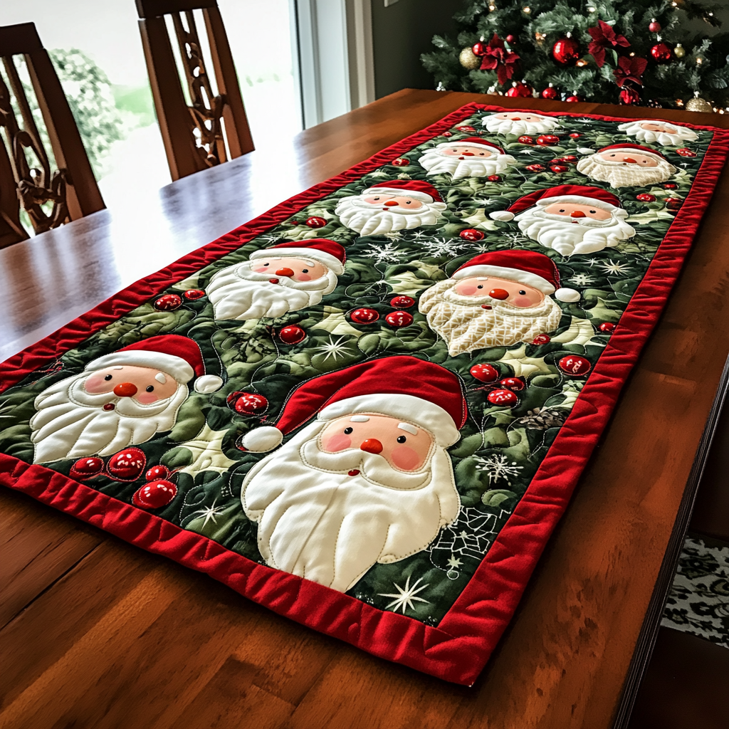 Santa Magic Quilted Table Runner NCU0DDK1477
