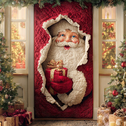 Santa Night Magic Quilted Door Cover NCU0TD1463
