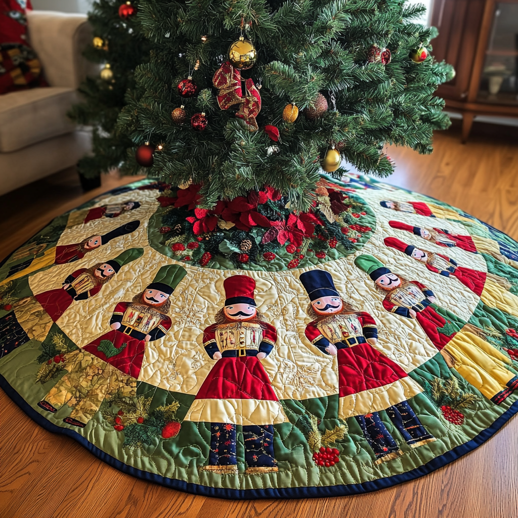 Santa Sleigh Ride Christmas Tree Skirt NCU0DK1153