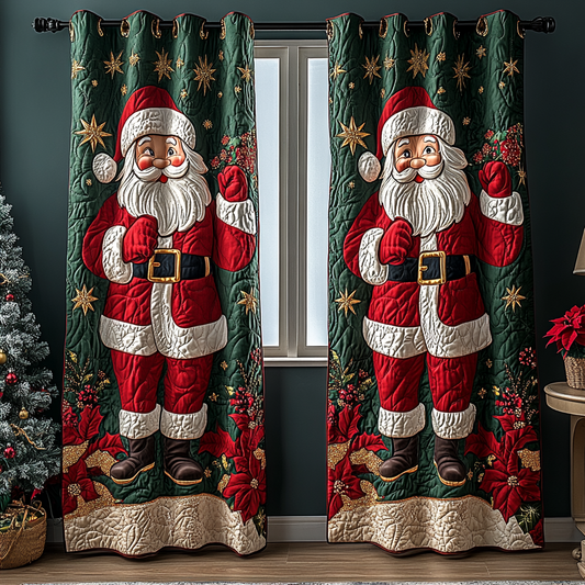 Santa Wish Quilted Curtains NCU0DDK1717