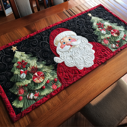 Santa Wonder Quilted Table Runner NCU0DDK1584