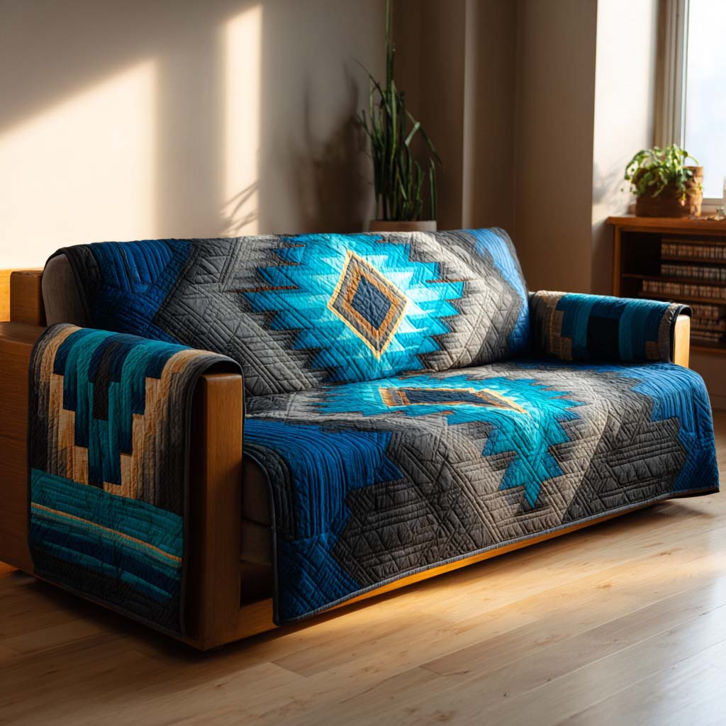 Sapphire Mesa Quilted Sofa Cover NCU0NXD1245