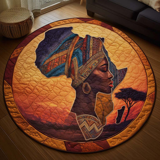 Savanna Muse Quilted Round Mat NCU0NNT2045