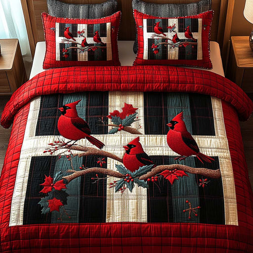 Scarlet Perch 3-Piece Quilted Bedding Set NCU0NNT122