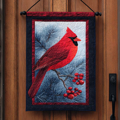 Scarlet Cardinal Quilted Door Banner NCU0NNT2480