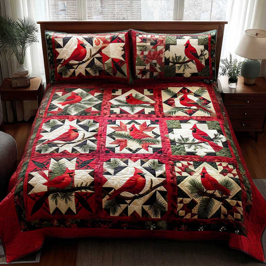 Scarlet Nest Serenity 3-Piece Quilted Bedding Set NCU0HTT083