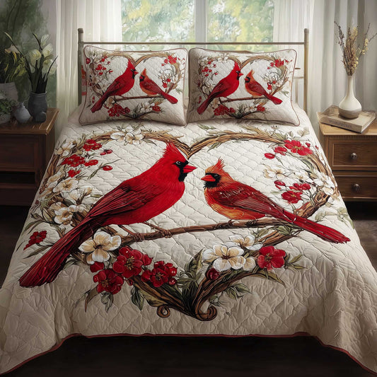 Scarlet Peace Dream 3-Piece Quilted Bedding Set NCU0HTT084