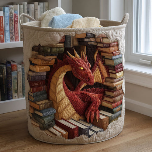 Scarlet Scholar Quilted Laundry Basket NCU0NTV791