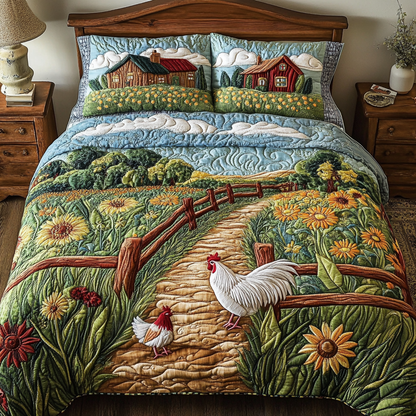 Scenic Escape 3-Piece Quilted Bedding Set NCU0NVH361