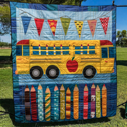 School Day Colors Quilted Blanket NCU0TL804