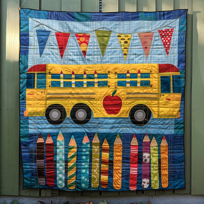 School Day Colors Quilted Blanket NCU0TL804