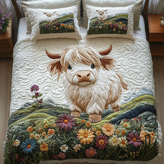 Scottish Beauty 3-Piece Quilted Bedding Set NCU0PTT640