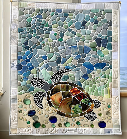 Sea Turtle Journey Quilted Blanket NCU0PT326