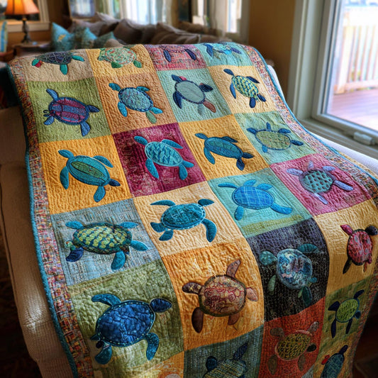 Sea Harmony Quilted Blanket NCU0DV1939