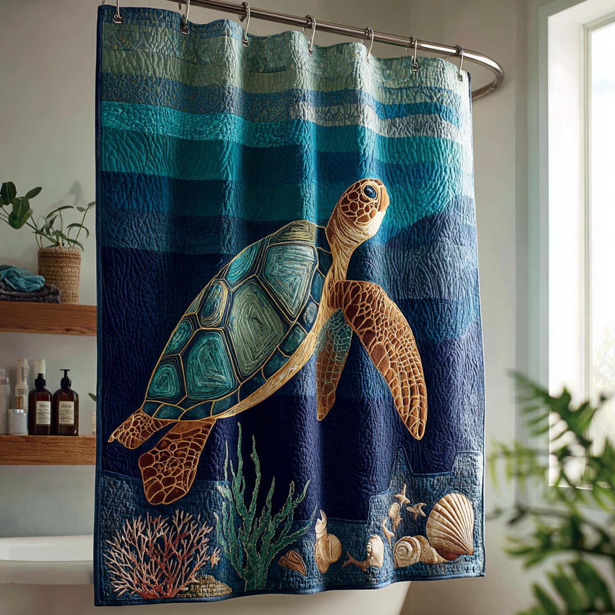 Sea Harmony Shower Curtain NCU0DV1858