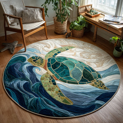 Sea Serenity Round Carpet NCU0TV822