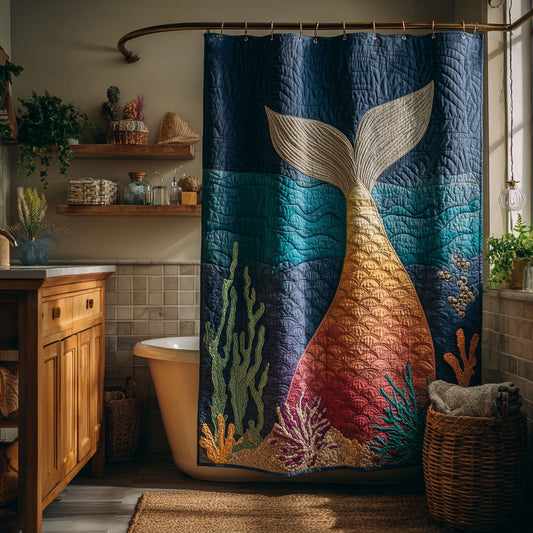 Sea Siren Shower Curtain NCU0DDK2508