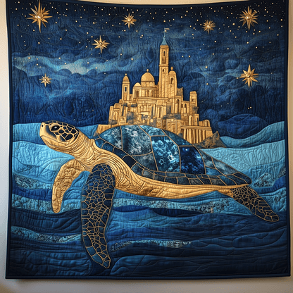 Sea Turtle Sanctuary Quilted Blanket NCU0TH1800