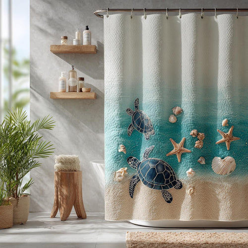 Sea Turtle Shower Curtain NCU0DV1853