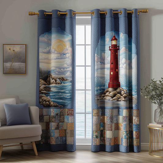 Seabreeze Awakening Quilted Curtains NCU0TH3891