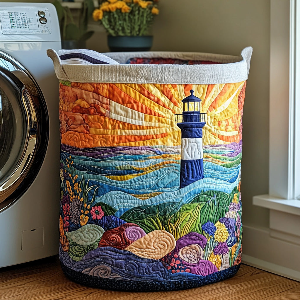 Seafarer Light Quilted Laundry Basket NCU0DV750