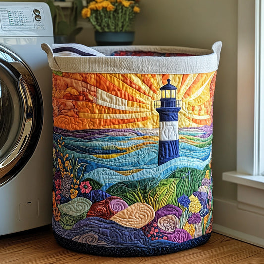 Seafarer Light Quilted Laundry Basket NCU0DV750