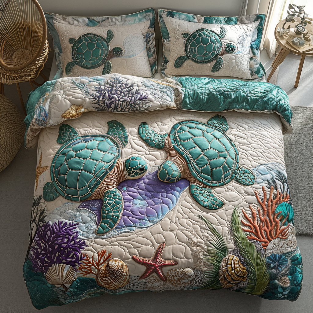 Seagrass Sanctuary Duvet Cover Set NCU0DV218