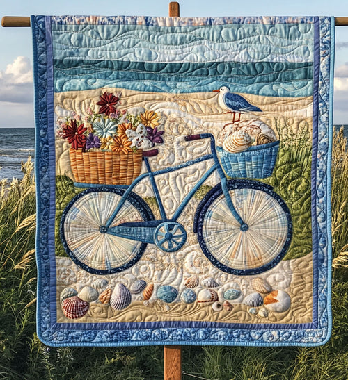 Seagull Pathway Art Quilt Hanging NCU0PT825