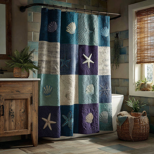 Seaside Whisper Shower Curtain NCU0NNT2937