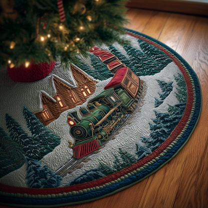 Season Trail Christmas Quilted Tree Skirt NCU0DDK1759