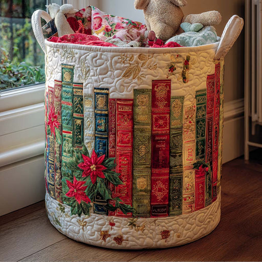 Seasonal Shelves Quilted Laundry Basket NCU0NNT1672