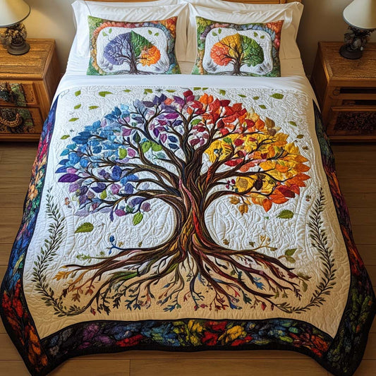 Seasons Bloom 3-Piece Quilted Bedding Set NCU0NNT090