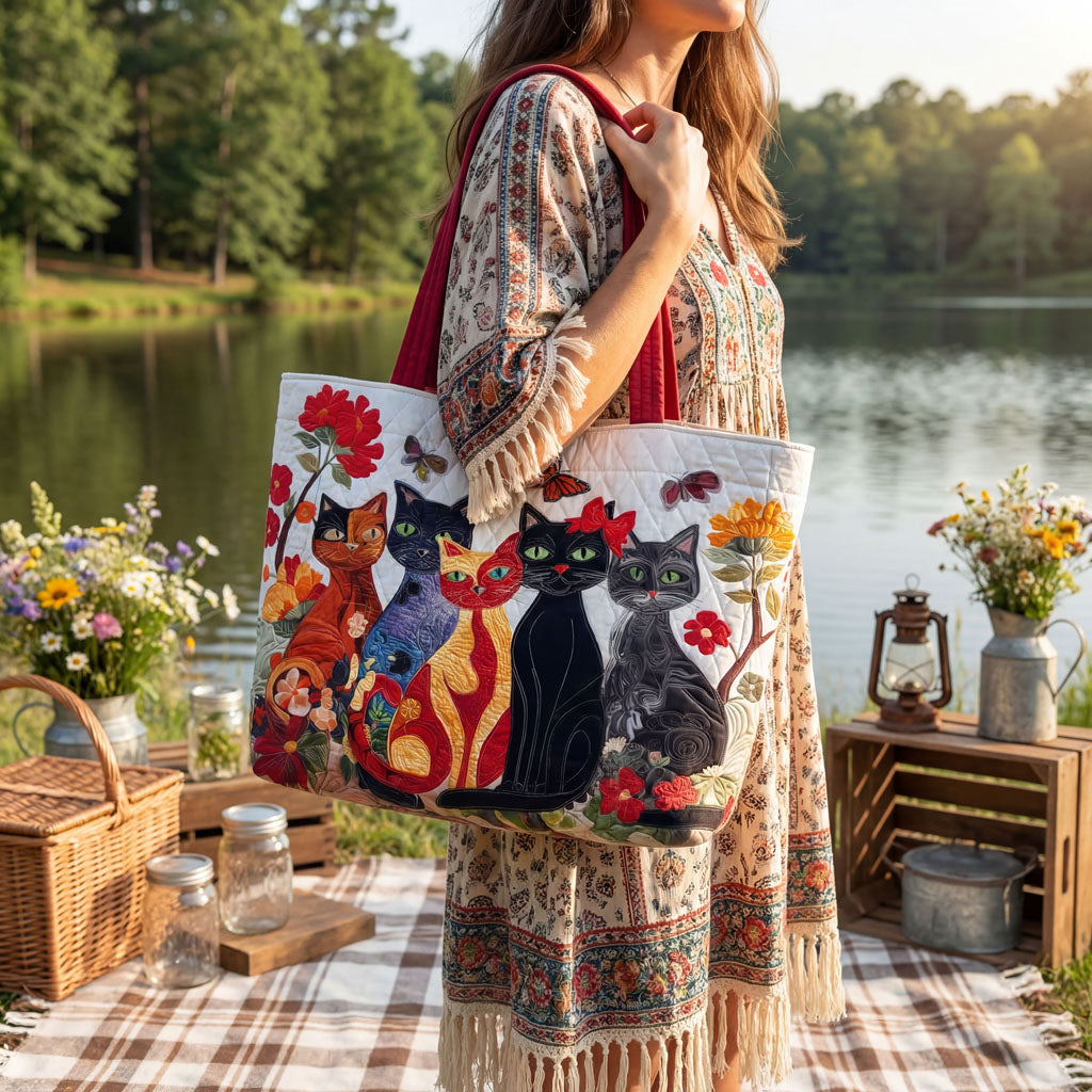 Secret Garden Gatherer Quilted Classic Tote Bag SN0PT039