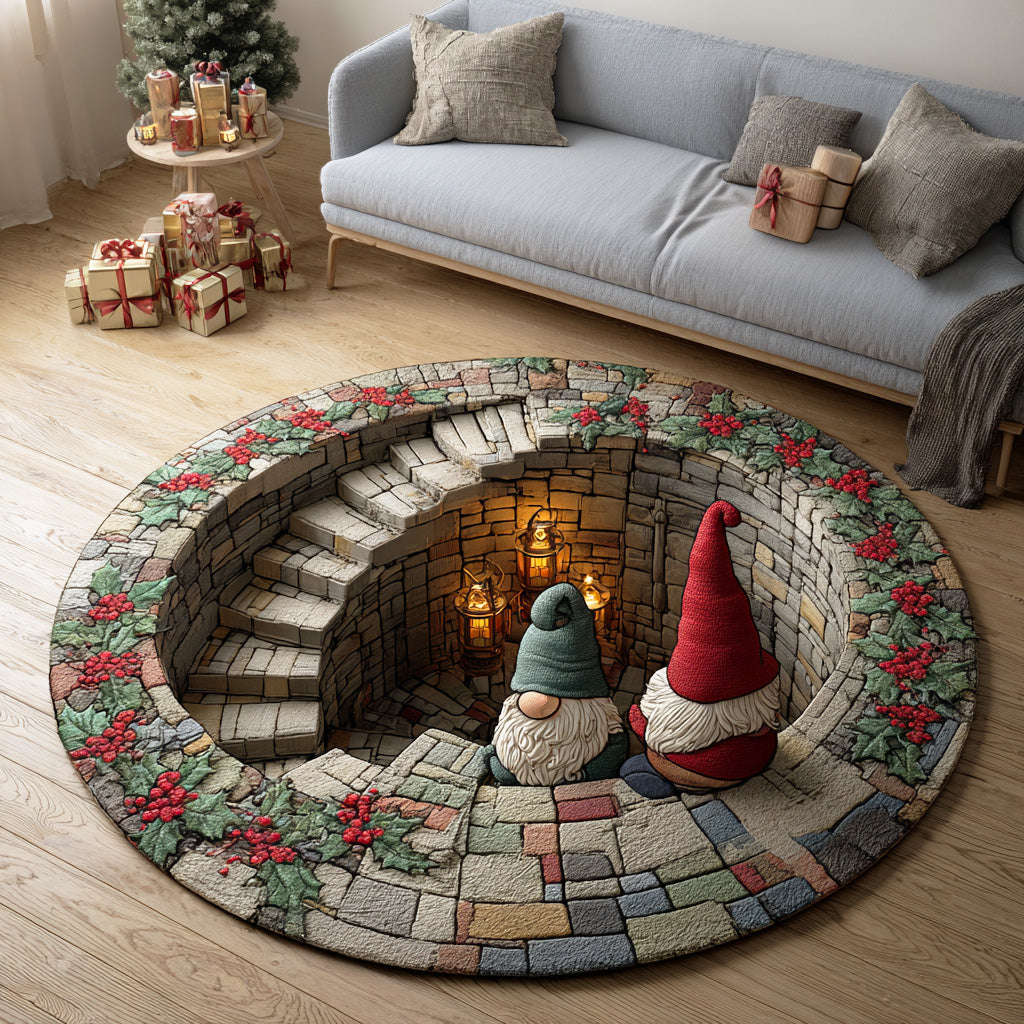 Secret Gnome Lane Round Carpet NCU0TD1285