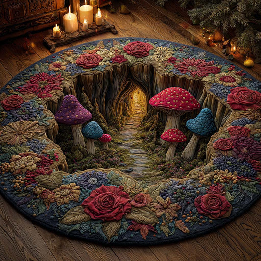 Secret Path Quilted Round Mat NCU0DQQ079
