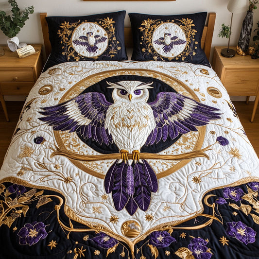 Seer of the Moon 3-Piece Quilted Bedding Set NCU0PTT1285