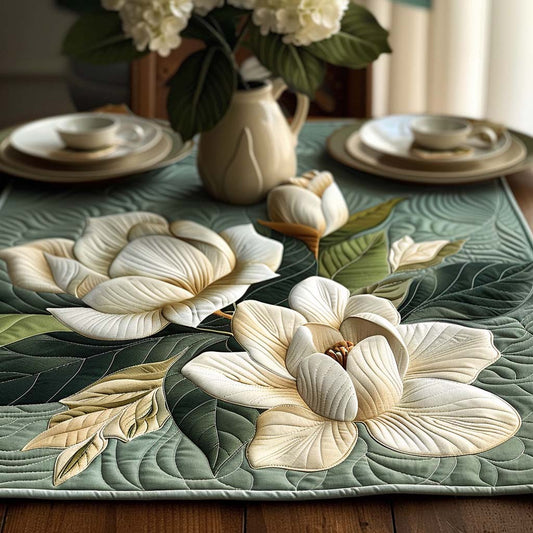 Serene Bloom Quilted Table Topper NCU0DQQ100