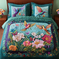 Serene Flight 3-Piece Quilted Bedding Set NCU0NNT1987
