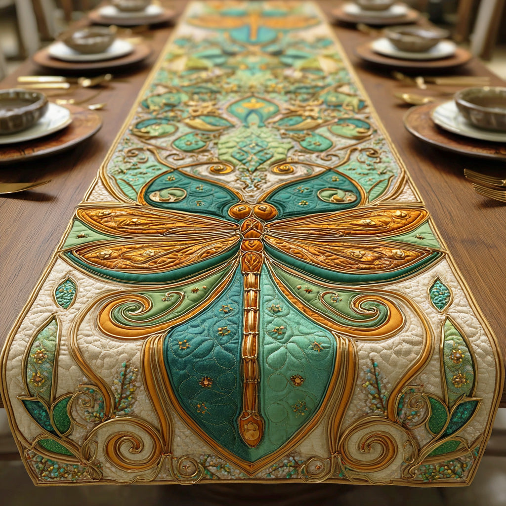 Serene Meadow Path Quilted Table Runner NCU0NTD824