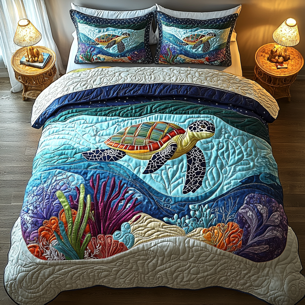 Serene Shells Duvet Cover Set NCU0DV210