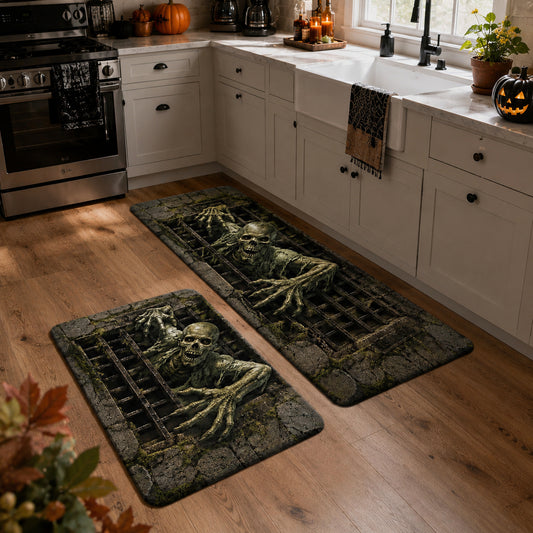 Sewer Ghoul Kitchen Area Rug NCU0DV2434