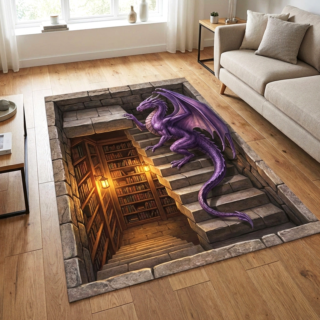 Shadow Dragon Area Rug NCU0NTV1011