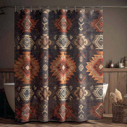 Shadow Hearth Aztec Shower Curtain NCU0NXD1401