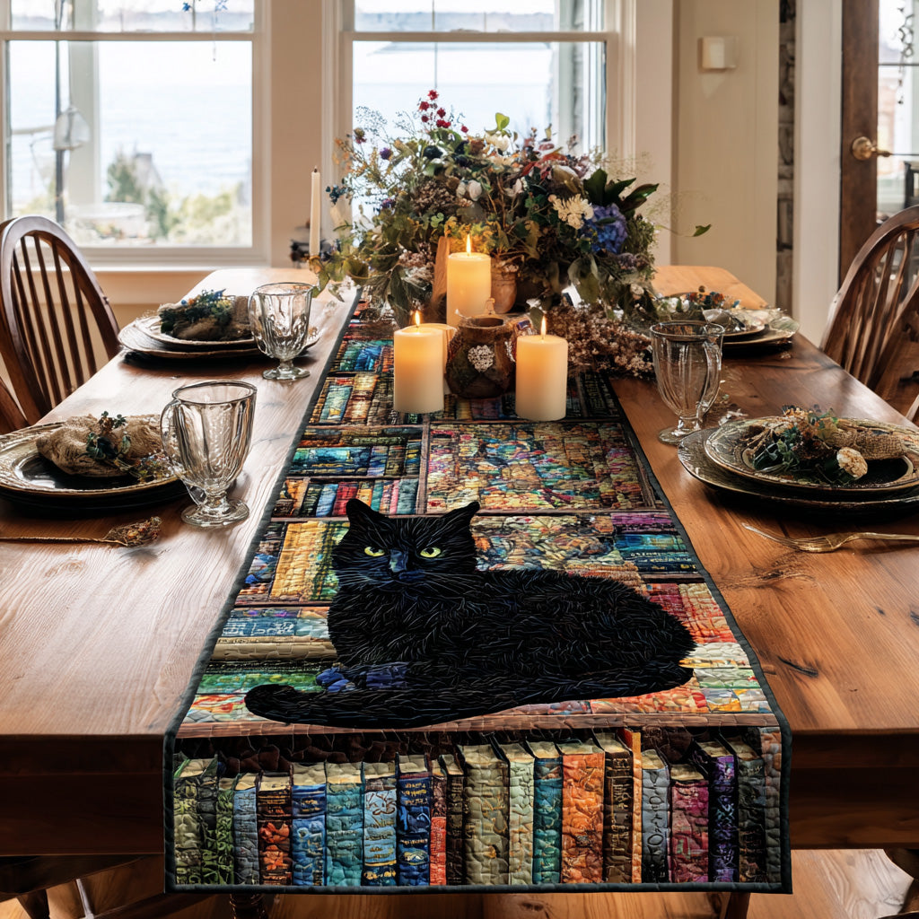 Shadow Paws Quilted Table Runner NCU0DV987