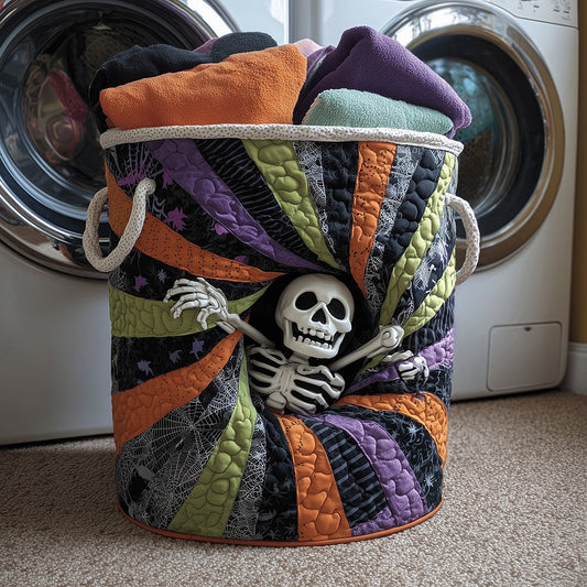 Shadow Play Quilted Laundry Basket NCU0TH3244