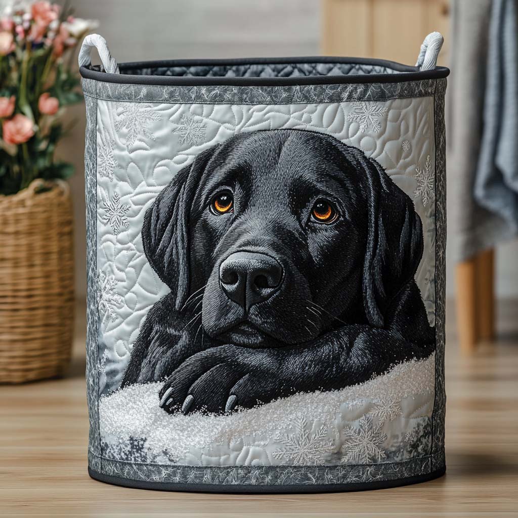 Shadow Rest Quilted Laundry Basket NCU0NXD718