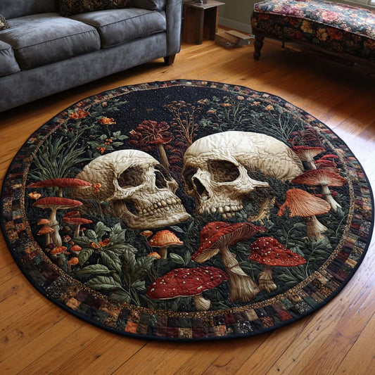 Shadow Spores Quilted Round Mat NCU0NNT2595