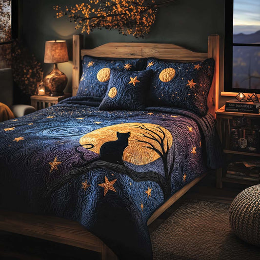 Shadow Whiskers 3-Piece Quilted Bedding Set NCU0NNL205