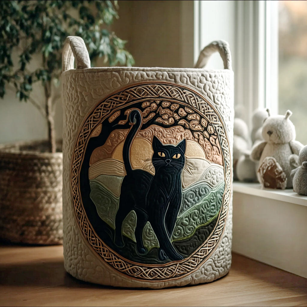 Shadow of the Highlands Quilted Laundry Basket NCU0PTT1652